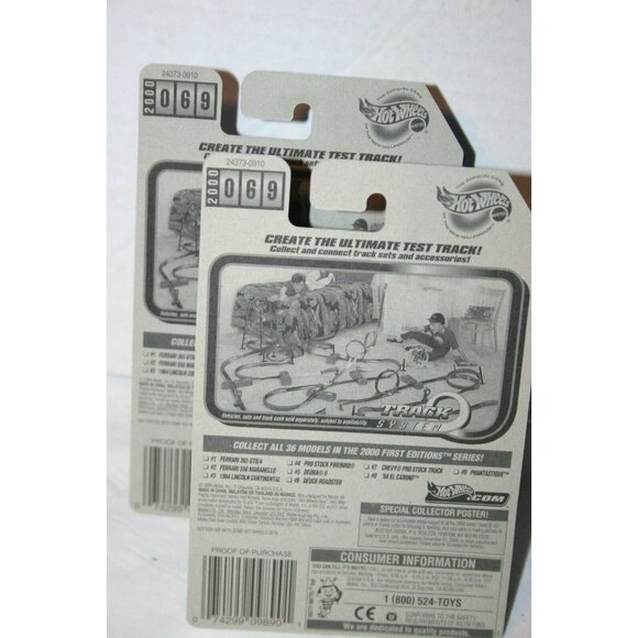 Hot Wheels 2000 First Editions Phantastique # 069 blue LOT (2) - Picture 6 of 6